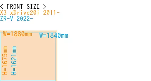 #X3 xDrive20i 2011- + ZR-V 2022-